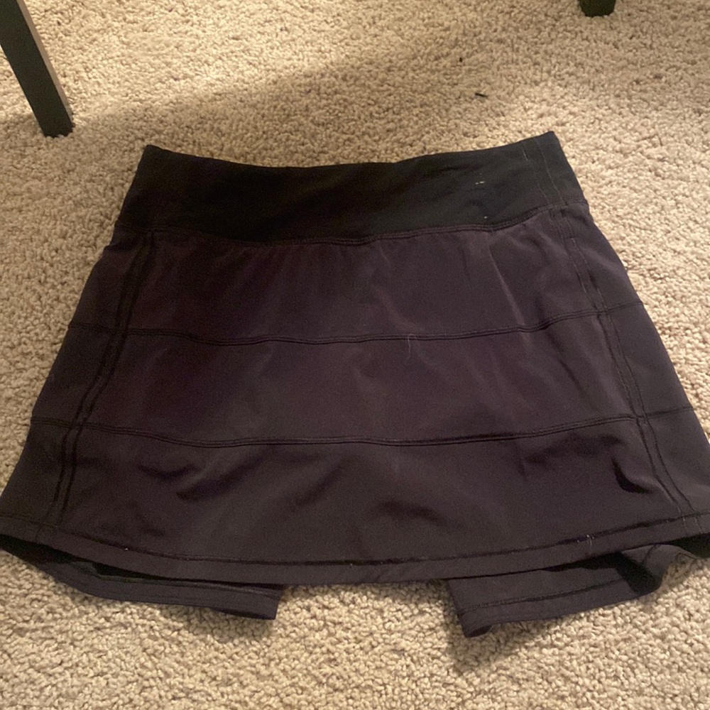 Lululemon black tennis skirt